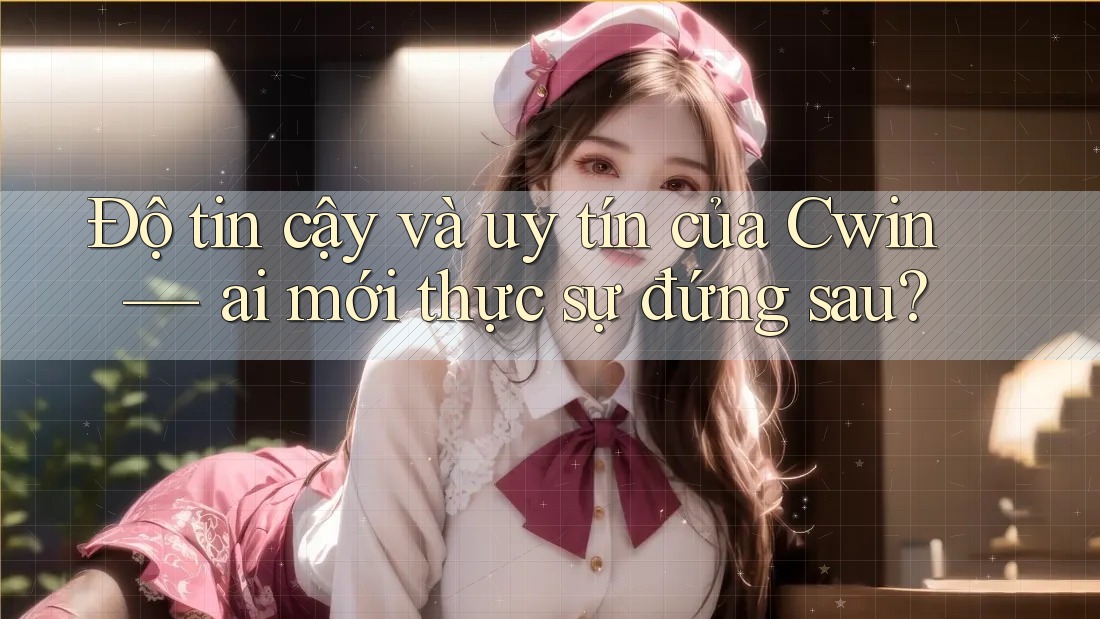Độ tin cậy và uy tín của Cwin — ai mới thực sự đứng sau?