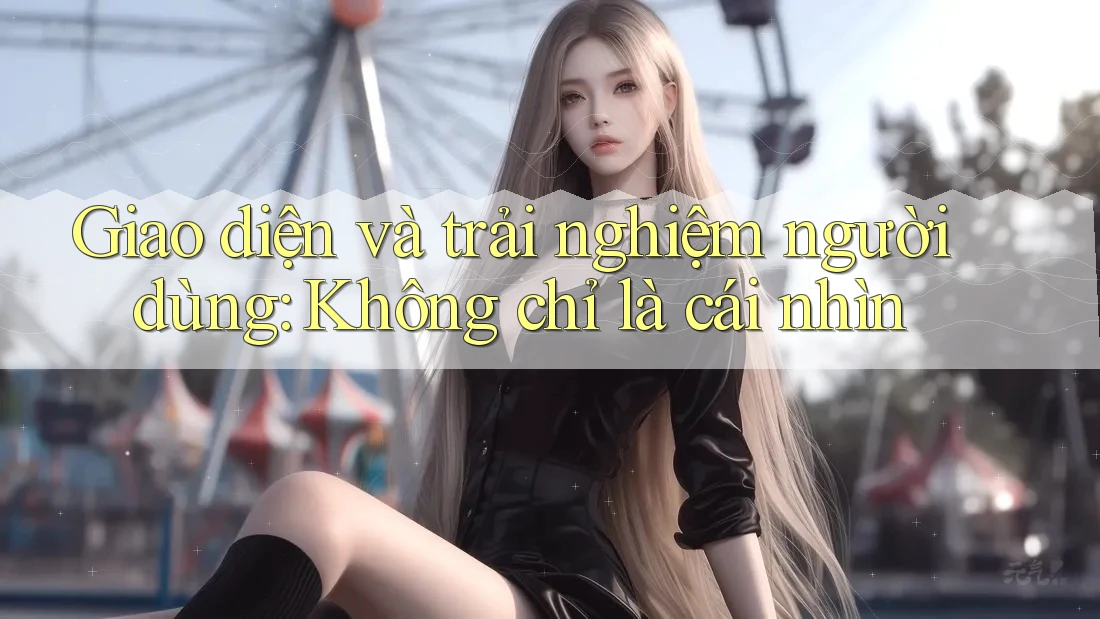 Giao diện và trải nghiệm người dùng: Không chỉ là cái nhìn