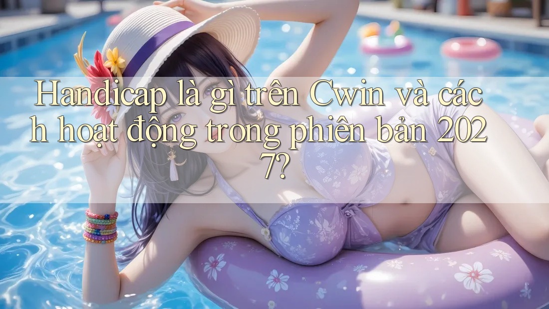 Handicap là gì trên Cwin và cách hoạt động trong phiên bản 2027?