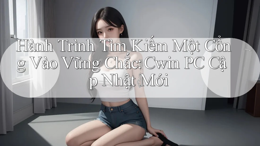 Hành Trình Tìm Kiếm Một Cổng Vào Vững Chắc: Cwin PC Cập Nhật Mới