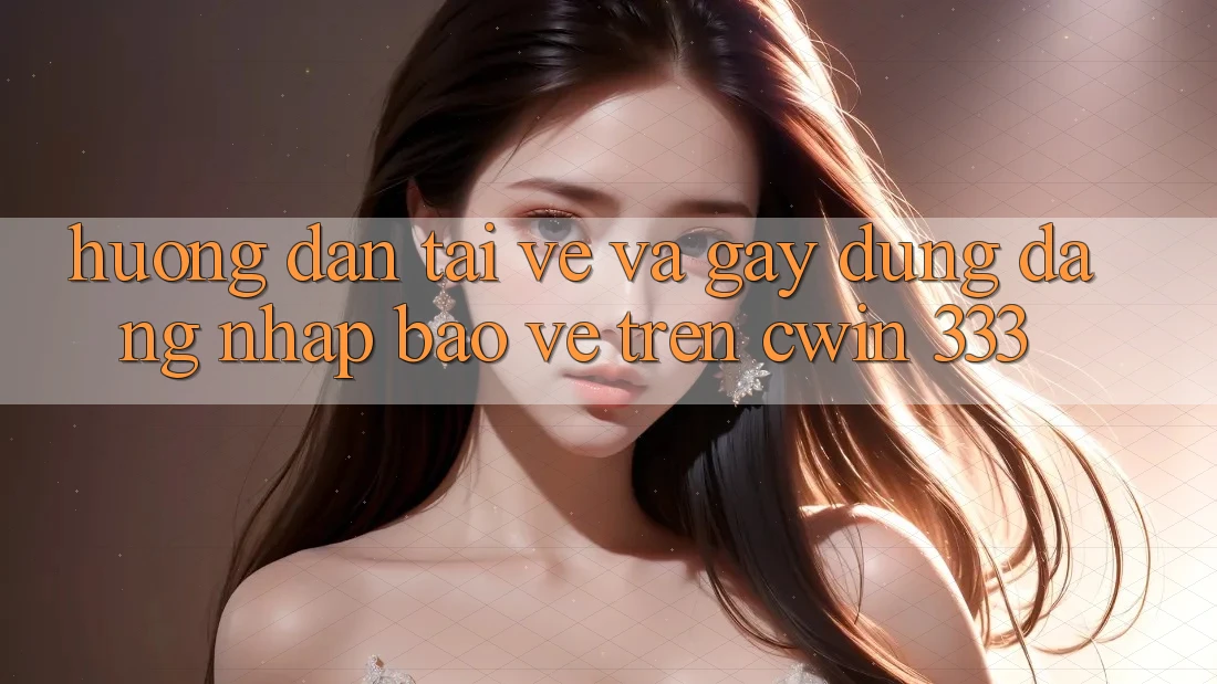 Hướng Dẫn Tải về Và Gây dựng Đăng Nhập Bảo Vệ Trên Cwin 333