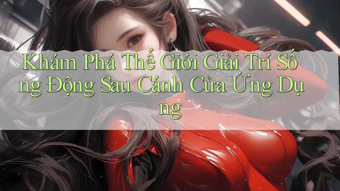 Khám Phá Thế Giới Giải Trí Sống Động Sau Cánh Cửa Ứng Dụng