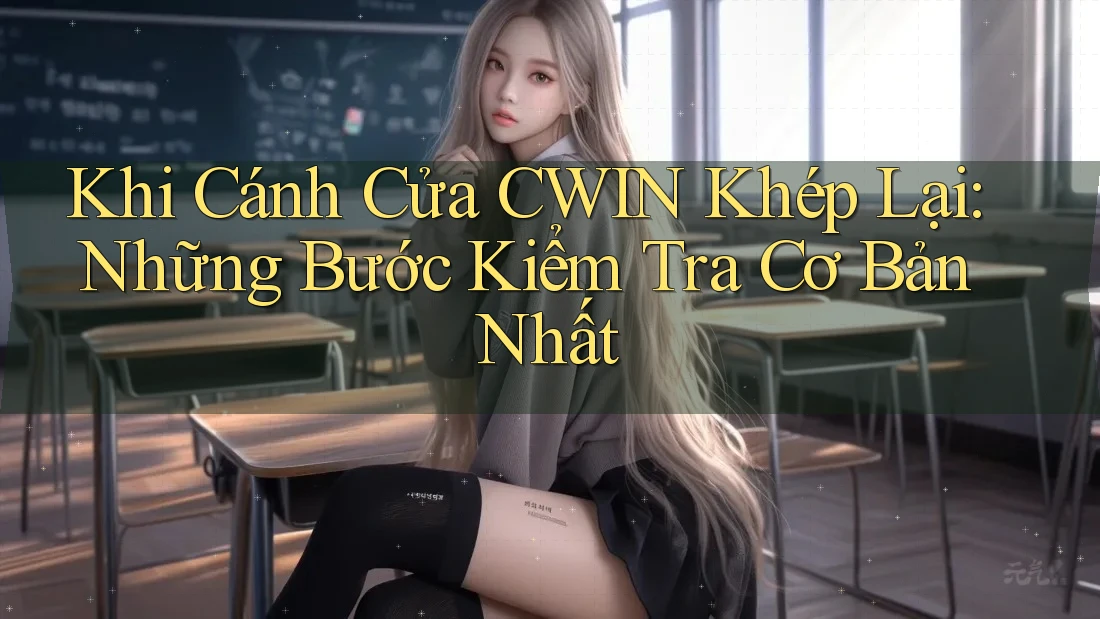 Khi Cánh Cửa CWIN Khép Lại: Những Bước Kiểm Tra Cơ Bản Nhất