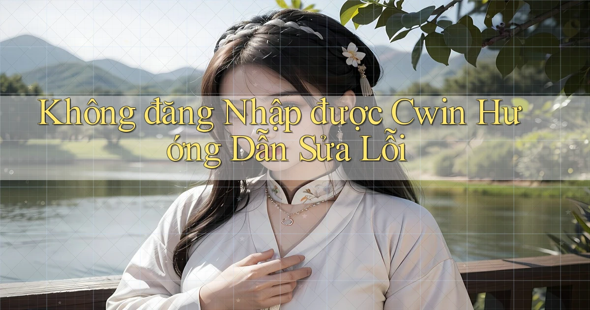không đăng nhập được cwin hướng dẫn sửa lỗi
