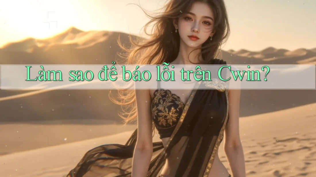 Làm sao để báo lỗi trên Cwin?