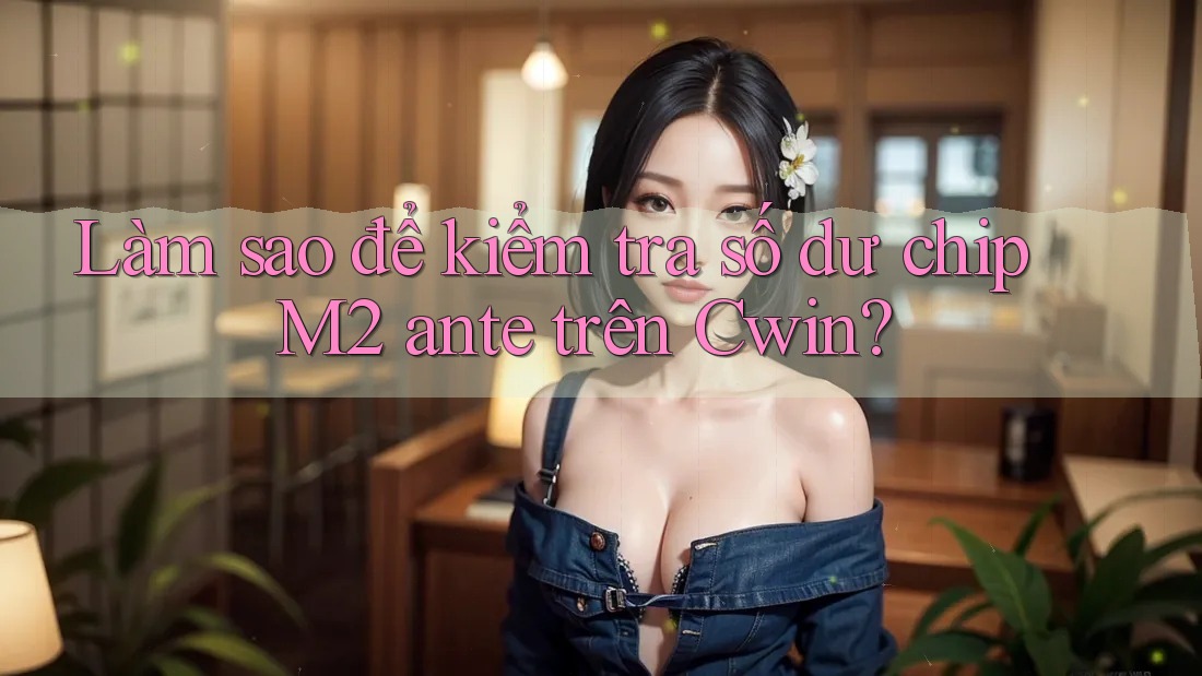 Làm sao để kiểm tra số dư chip M2 ante trên Cwin?