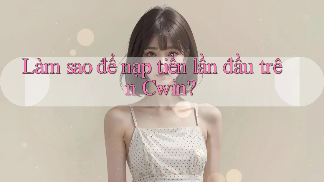 Làm sao để nạp tiền lần đầu trên Cwin?