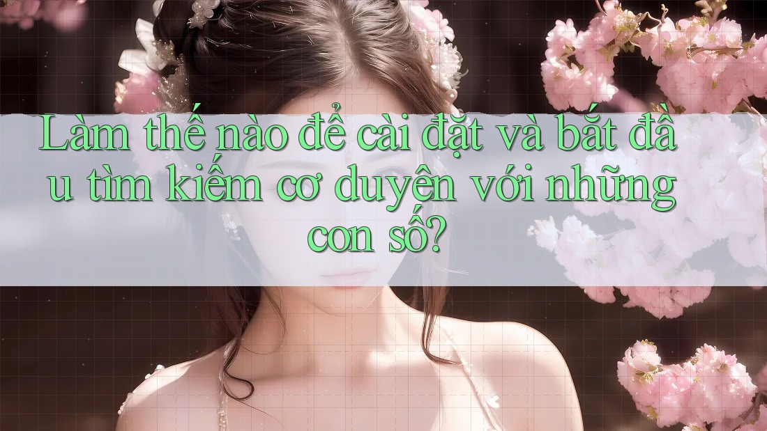 Làm thế nào để cài đặt và bắt đầu tìm kiếm cơ duyên với những con số?