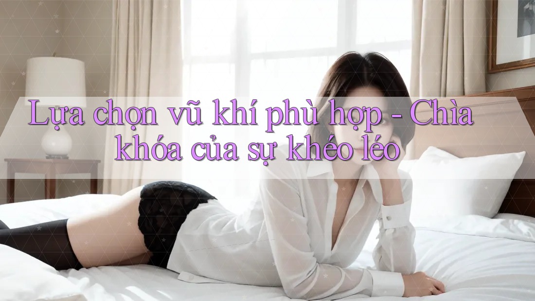Lựa chọn vũ khí phù hợp - Chìa khóa của sự khéo léo