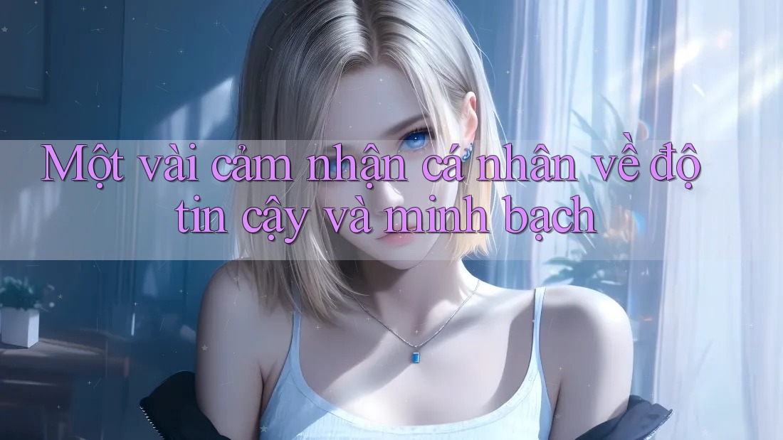 Một vài cảm nhận cá nhân về độ tin cậy và minh bạch