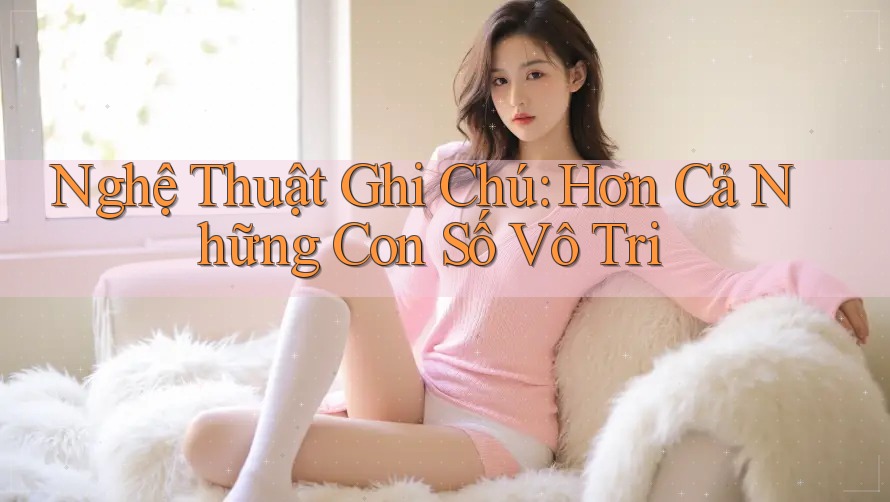 Nghệ Thuật Ghi Chú: Hơn Cả Những Con Số Vô Tri