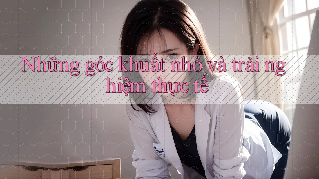 Những góc khuất nhỏ và trải nghiệm thực tế