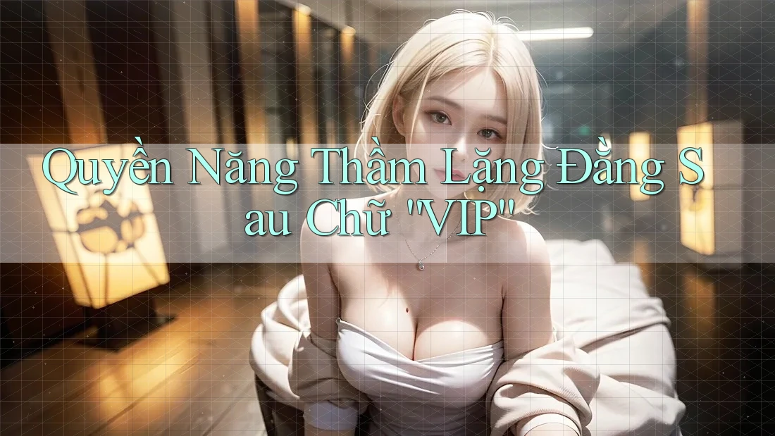 Quyền Năng Thầm Lặng Đằng Sau Chữ “VIP”