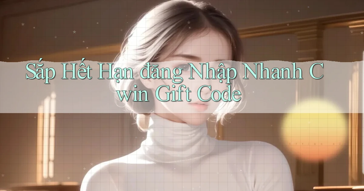 sắp hết hạn đăng nhập nhanh cwin gift code