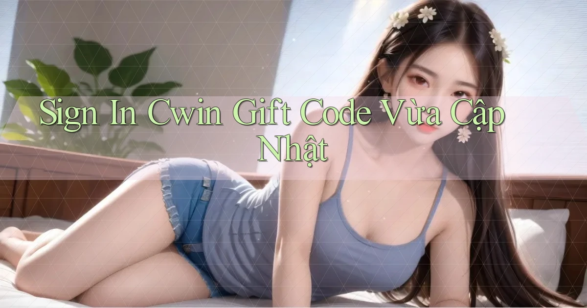 sign in cwin gift code vừa cập nhật
