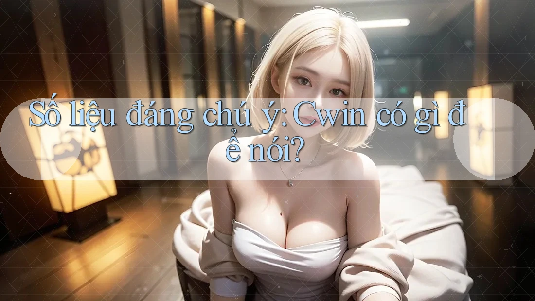 Số liệu đáng chú ý: Cwin có gì để nói?