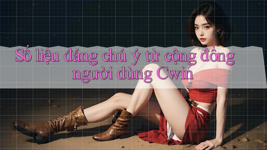 Số liệu đáng chú ý từ cộng đồng người dùng Cwin
