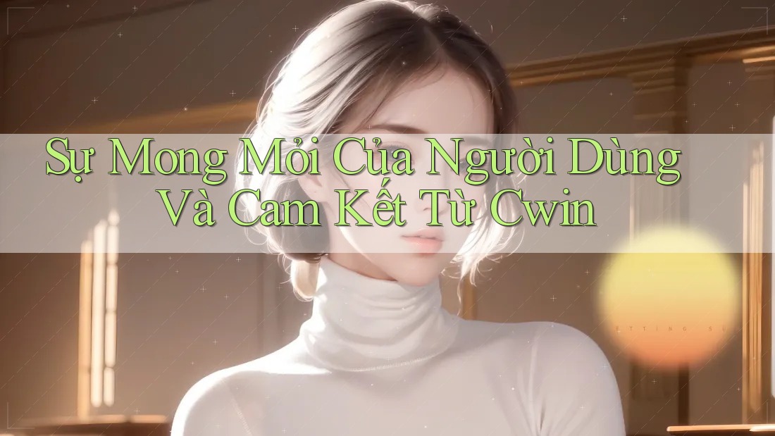 Sự Mong Mỏi Của Người Dùng Và Cam Kết Từ Cwin
