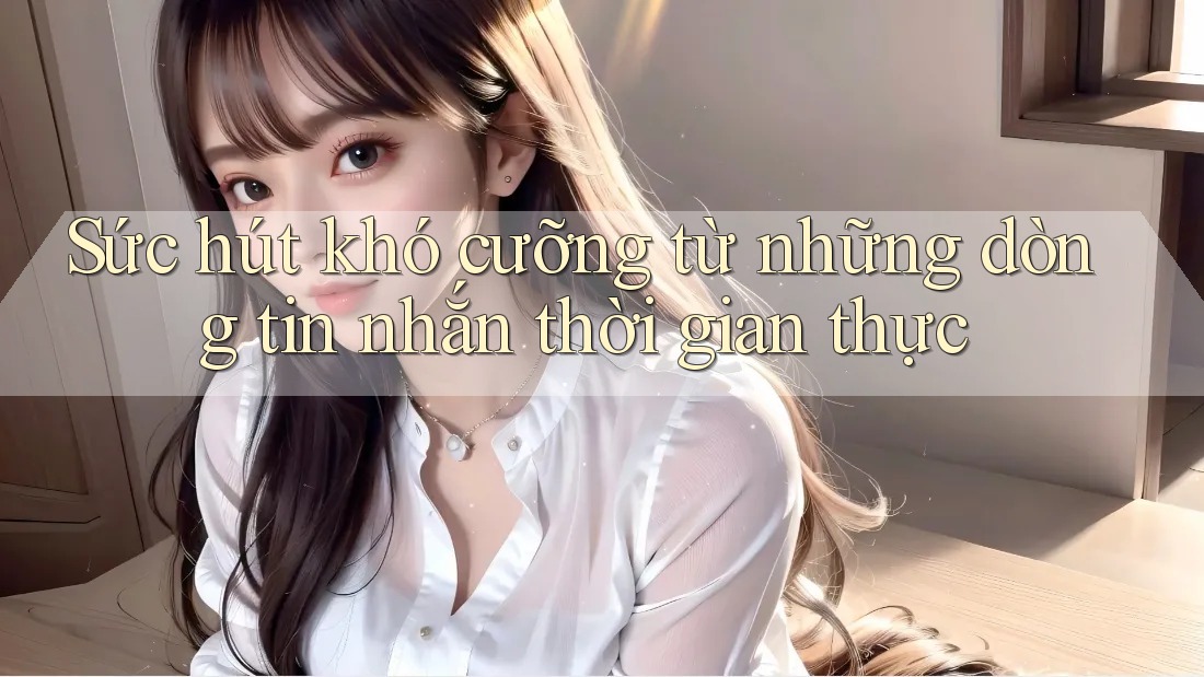 Sức hút khó cưỡng từ những dòng tin nhắn thời gian thực