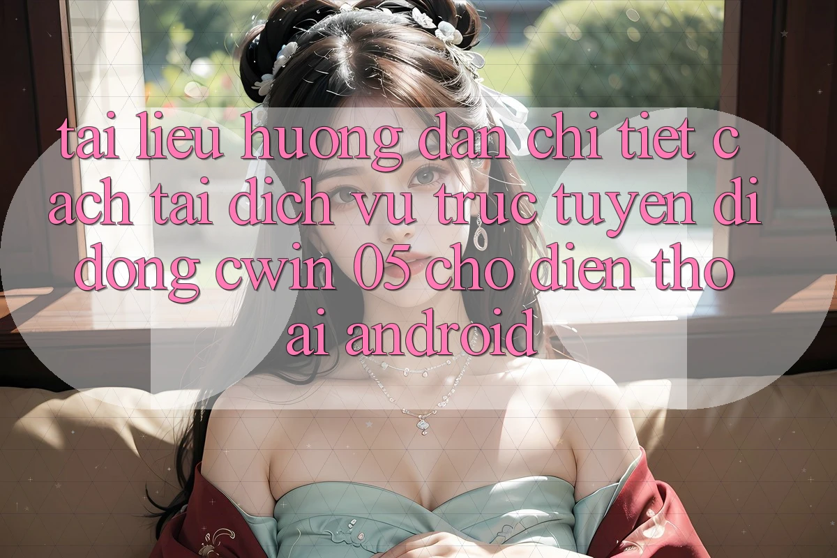 Tài liệu hướng dẫn Chi Tiết Cách Tải Dịch vụ trực tuyến di động Cwin 05 Cho Điện Thoại Android