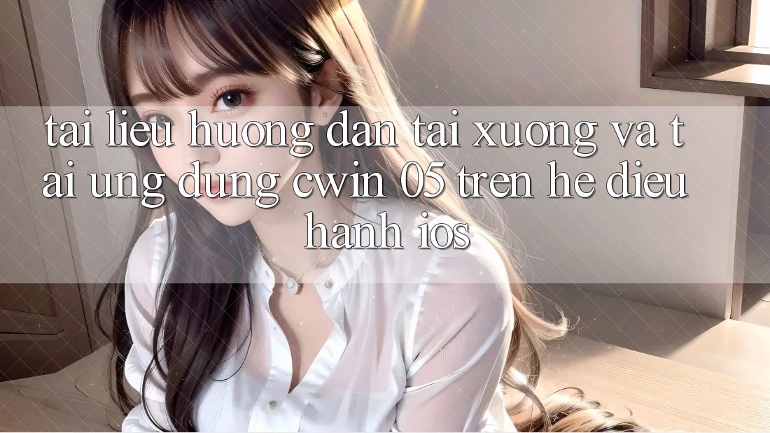 Tài liệu hướng dẫn Tải xuống Và Tải Ứng dụng Cwin 05 Trên Hệ Điều Hành iOS