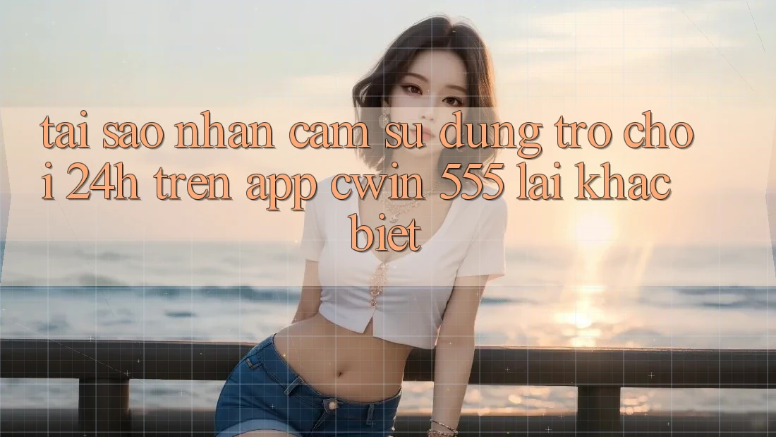 Tại Sao Nhận cảm sử dụng Trò chơi 24h Trên App Cwin 555 Lại Khác biệt?