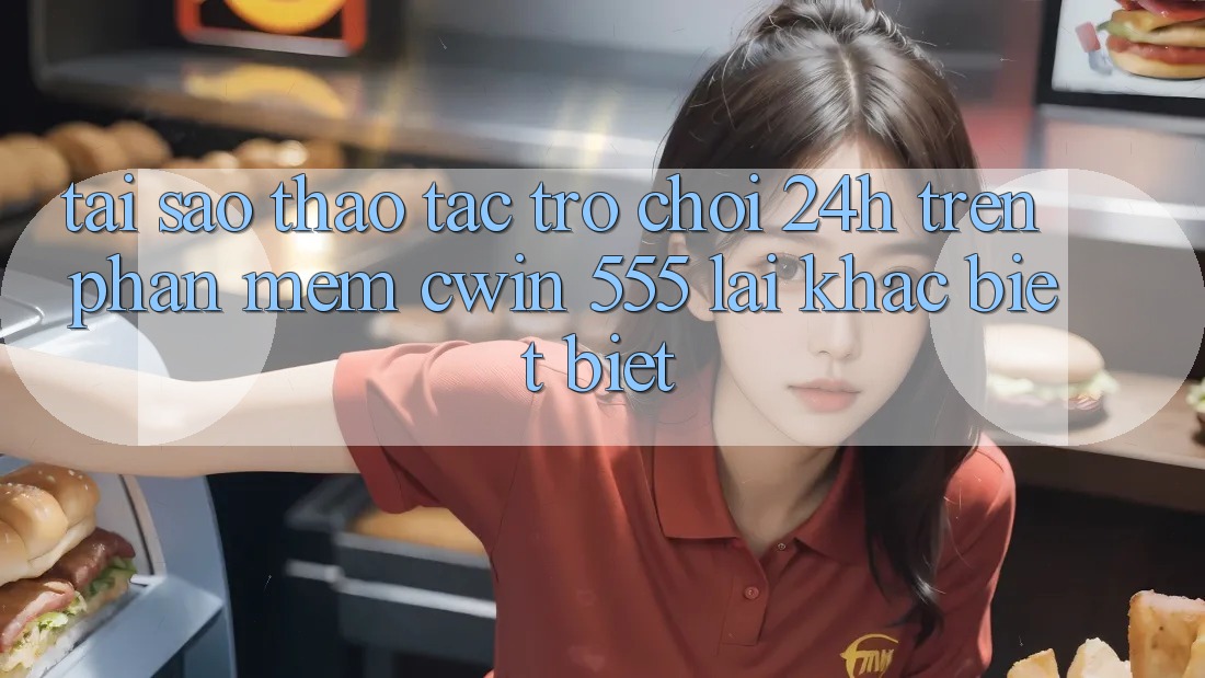 Tại Sao Thao tác Trò chơi 24h Trên Phần mềm Cwin 555 Lại Khác biệt Biệt?