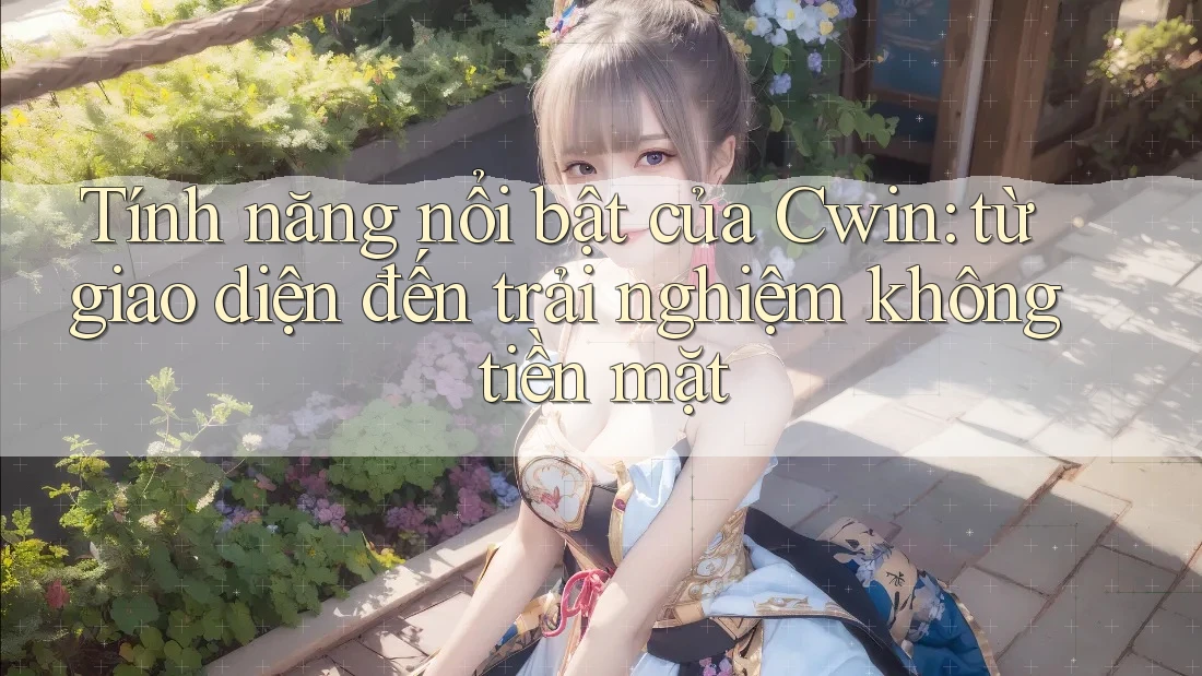 Tính năng nổi bật của Cwin: từ giao diện đến trải nghiệm không tiền mặt