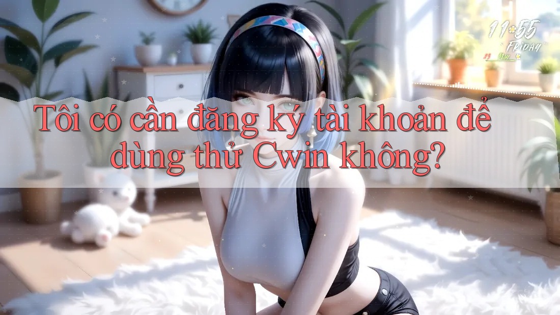 Tôi có cần đăng ký tài khoản để dùng thử Cwin không?
