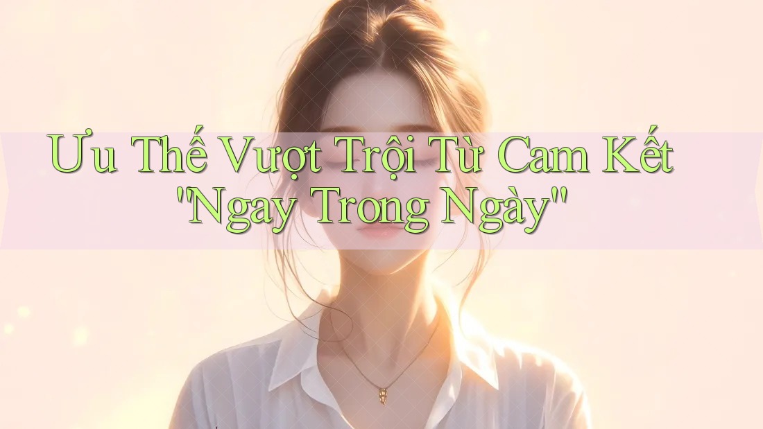 Ưu Thế Vượt Trội Từ Cam Kết “Ngay Trong Ngày”