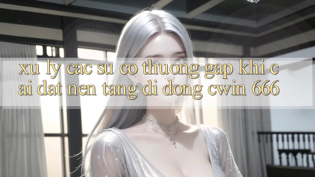 Xử Lý Các Sự Cố Thường Gặp Khi Cài Đặt Nền tảng di động Cwin 666