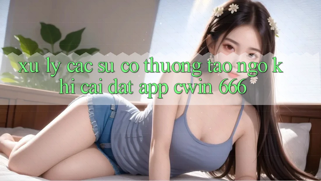 Xử Lý Các Sự Cố Thường Tao ngộ Khi Cài Đặt App Cwin 666