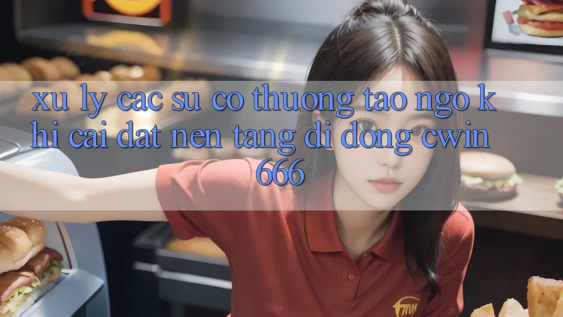 Xử Lý Các Sự Cố Thường Tao ngộ Khi Cài Đặt Nền tảng di động Cwin 666